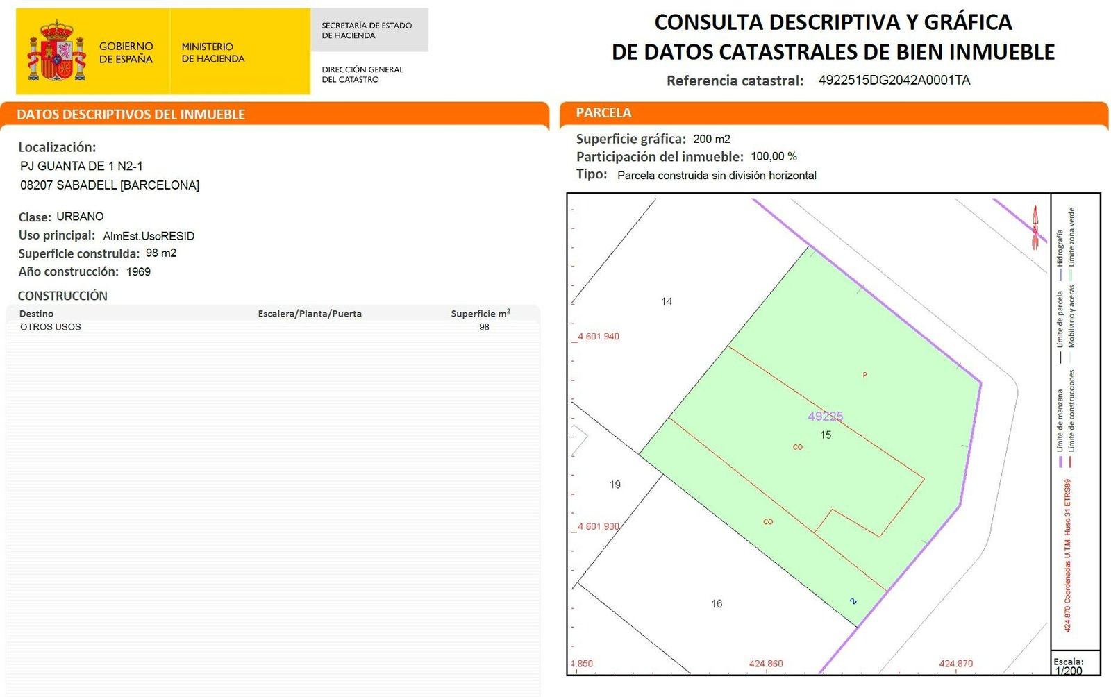 Photo 3 of URBAN BUILDING PLOT AT C/GUANTA 1, SABADELL