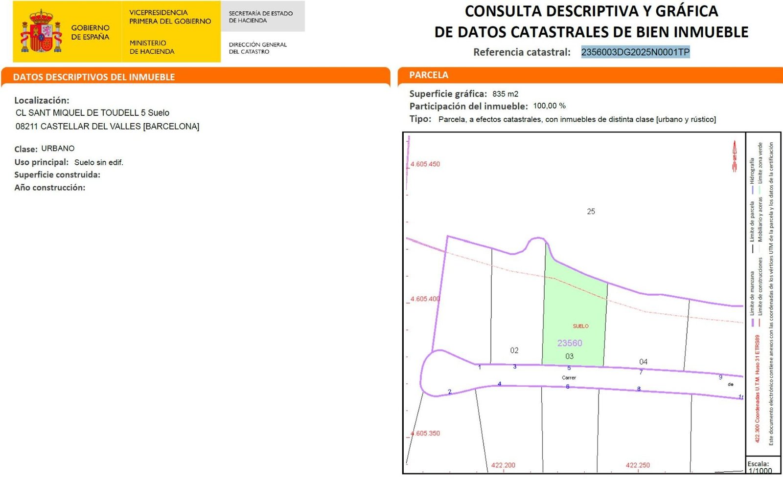Foto 3 de Suelo urbano en Can Font – Castellar del Vallès