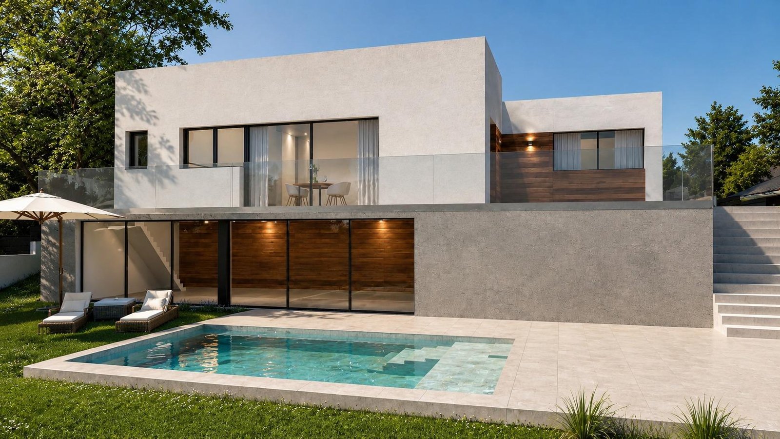 Foto 3 de Casa unifamiliar de obra nueva con vivienda en planta y piscina, entrega en octubre 2026 en Santa Eulàlia de Ronçana.