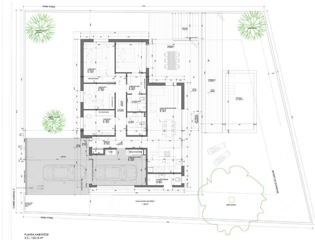 Foto 6 de Casa unifamiliar de obra nueva con vivienda en planta y piscina, entrega en octubre 2026 en Santa Eulàlia de Ronçana.